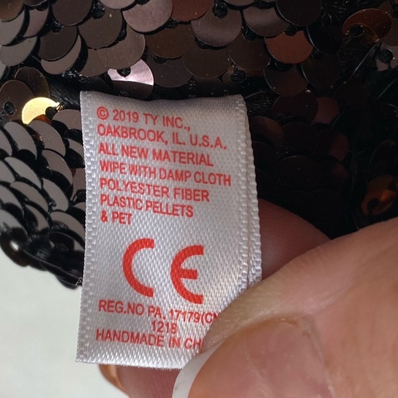 Vintage Ty Flippables ~ Sequins Collection 'Dangler' the Sloth (6 inch) - Picture 9 of 10